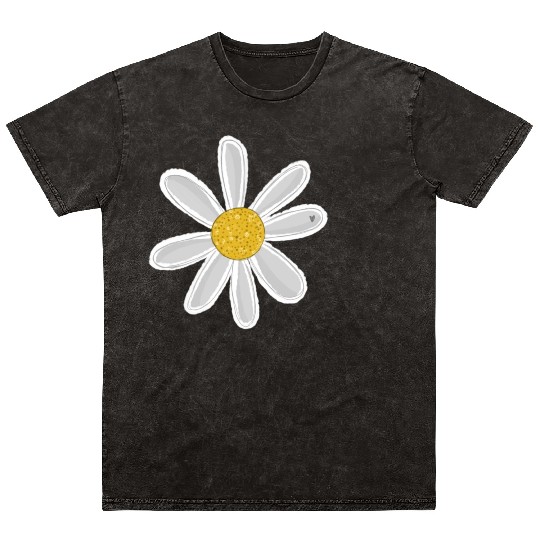 Daisy Flower - Gift, Present Mineral Wash T Shirts