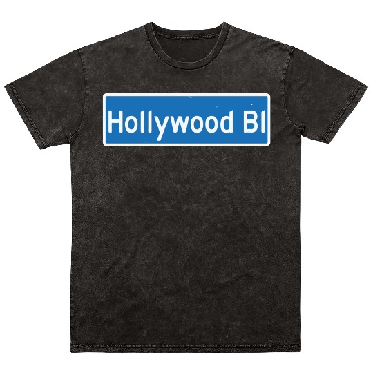 Hollywood Boulevard Bl Mineral Wash T Shirts