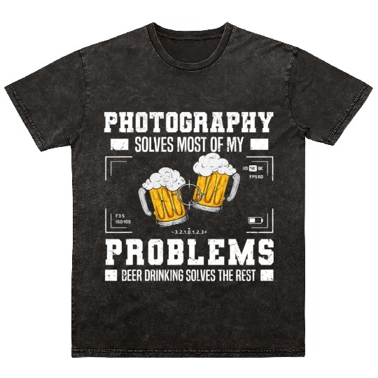 Halloween Photography Solves Most Of My Problems Mineral Wash T Shirts