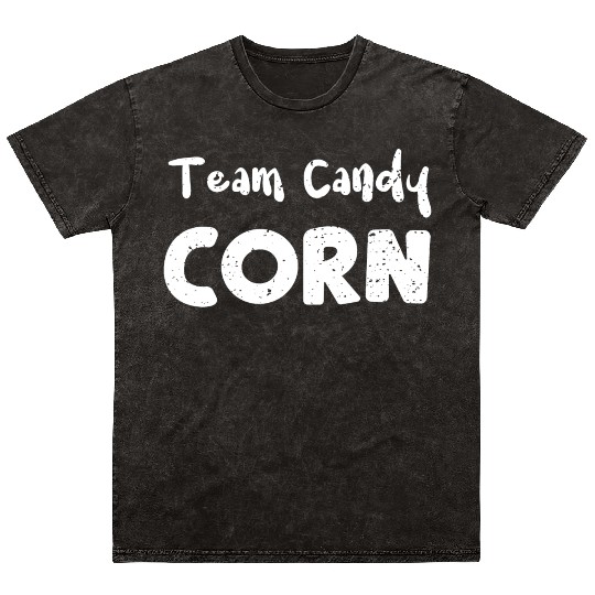 Team Candy Corn - Halloween Mineral Wash T Shirts