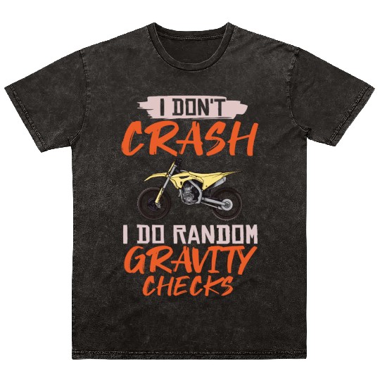 Dirt Bike Electric Motocross Riding MX Rider Mineral Wash T Shirts