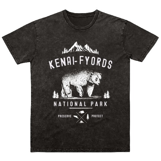 Alaska Mineral Wash T Shirts Men's Women Children USA North Pole