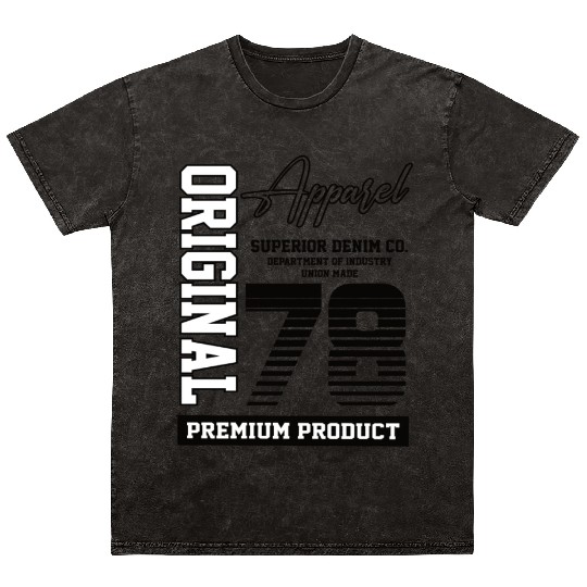 1978 Vintage Birthday Vintage Gift Retro Mineral Wash T Shirts