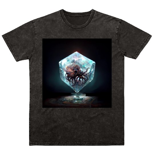 Cthulhu Art Mineral Wash T Shirts