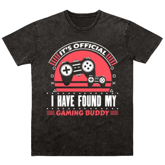 Father And Son Newborn Father's Day Gift Mineral Wash T Shirts