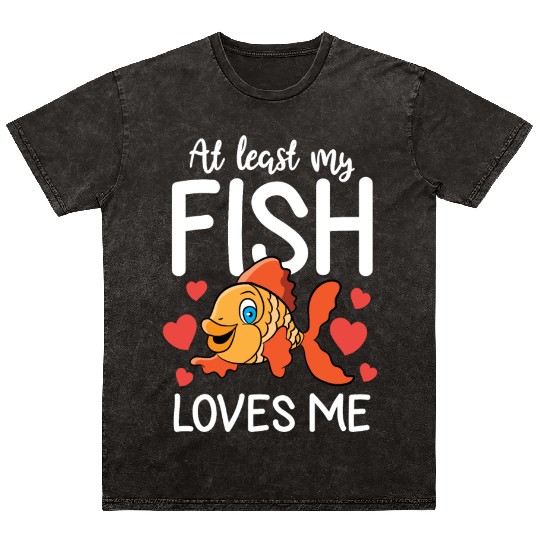 Fishing Valentine Clothes Gift for Him Her My Mineral Wash T Shirts