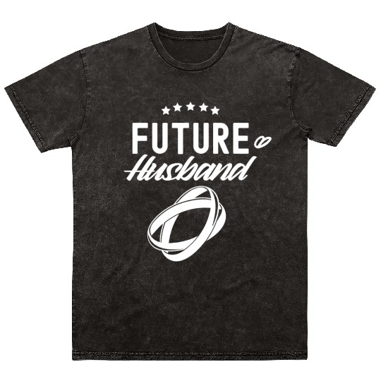 Future Husband Bride Bachelorette Party Wedding Mineral Wash T Shirts