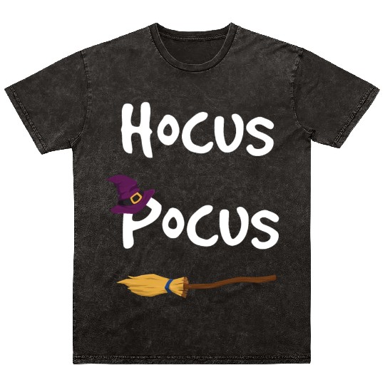 Hocus Pocus Halloween Witch Mineral Wash T Shirts