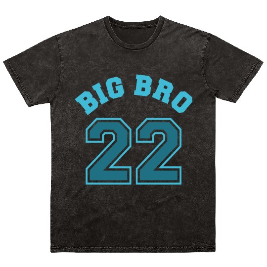 Big Bro 2022 Big Brother Baby Pregnancy Birth Boy Mineral Wash T Shirts
