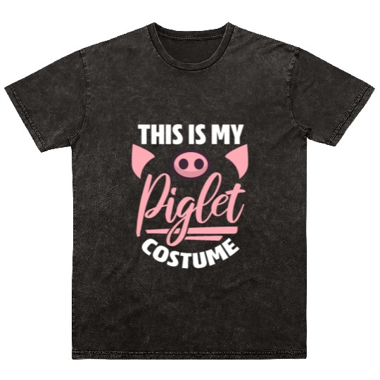 This Is My Piglet Costume, Pig Kawaii Mineral Wash T Shirts