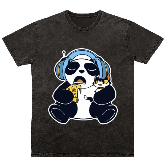 snack, slice, crust, cheese, song, pet, animals Mineral Wash T Shirts