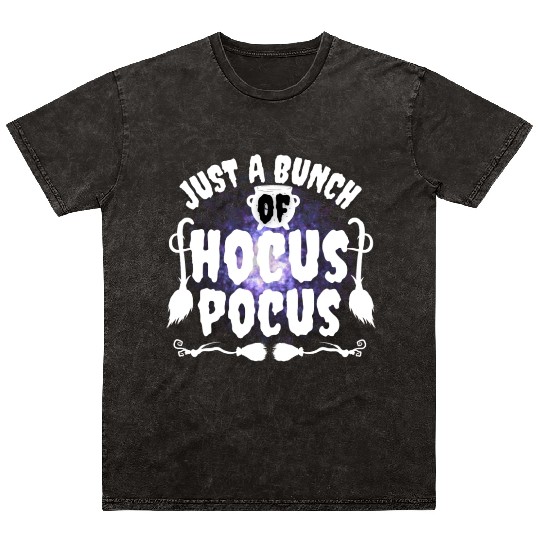 Just A Bunch Of Hocus Pocus Mineral Wash T Shirts