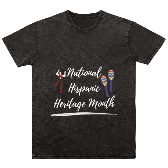 national Hispanic heritage month Mineral Wash T Shirts