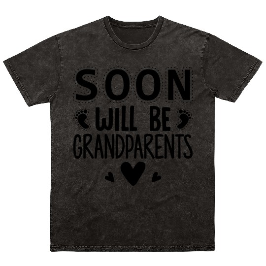 We will become Grandparents, Be Grandparents Mineral Wash T Shirts