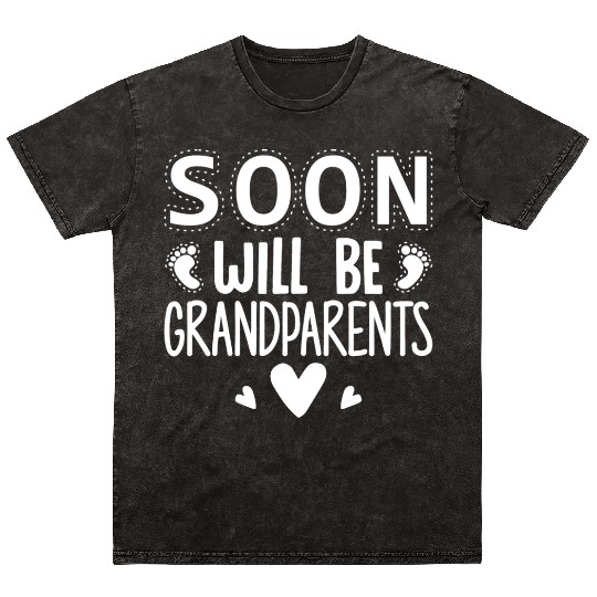 We Will Become Grandparents, Be Grandparents Mineral Wash T Shirts