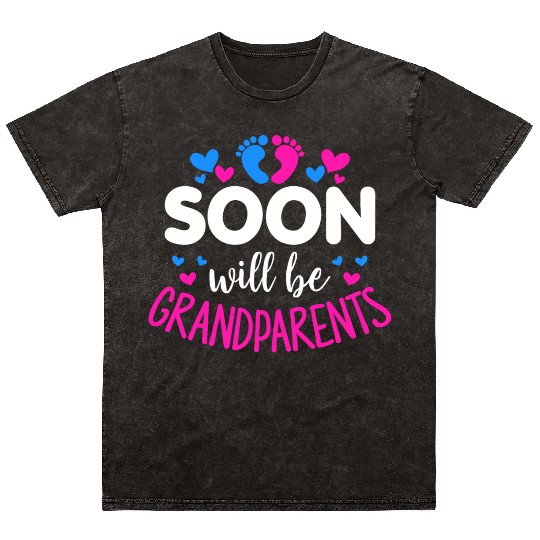 We Will Soon Become Grandparents, Be Grandparents Mineral Wash T Shirts