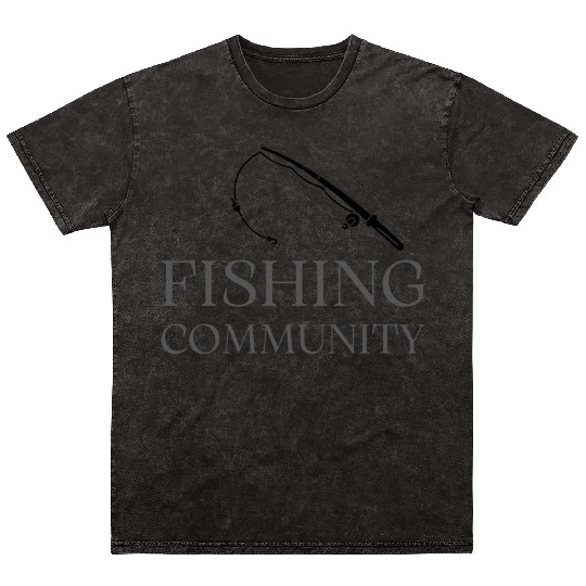 Fishing Community Mineral Wash T Shirts