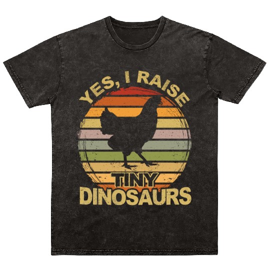 Chickens Rooster Chicken Farmer Hen Poultry Cock Mineral Wash T Shirts