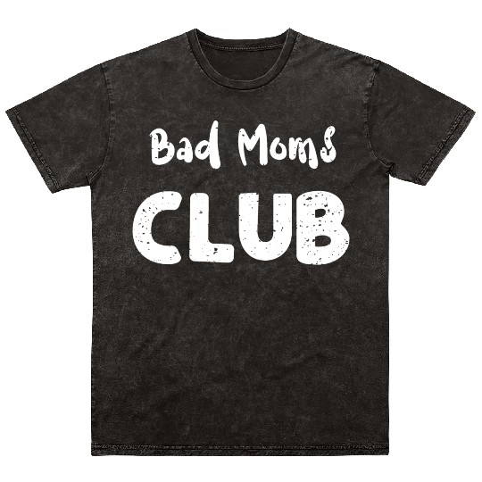 Bad Moms Club - Cheetah Mineral Wash T Shirts