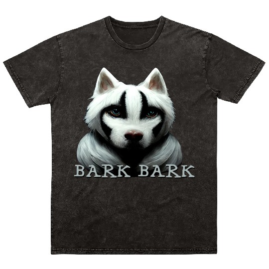 husky-wolfie Mineral Wash T Shirts