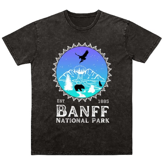Banff National Park Mineral Wash T Shirts