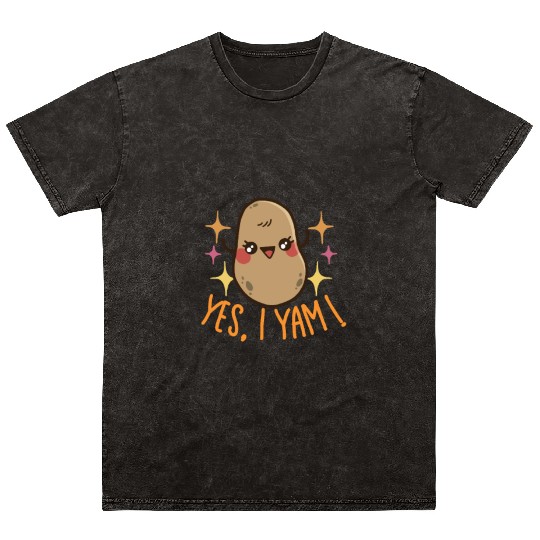 She's My Sweet Potato - Yes, I Yam Mineral Wash T Shirts