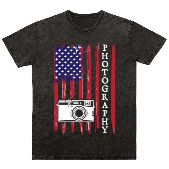 Photography Mineral Wash T Shirts USA American Flag Mineral Wash T Shirts Aviatio