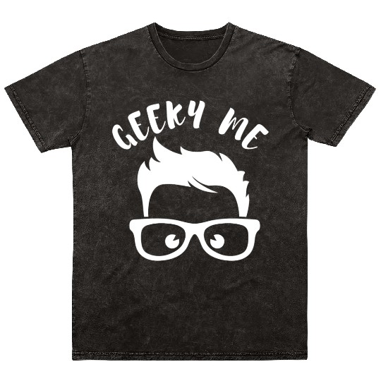 Geeky Me Geek Mineral Wash T Shirts