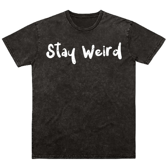 Stay Weird - Cats Mineral Wash T Shirts