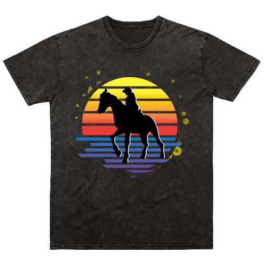 Horse Racing Competition Jockey Gift Mineral Wash T Shirts