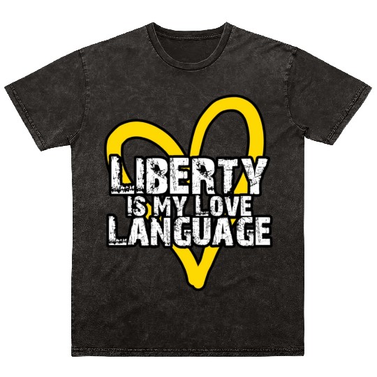 Liberty Love Mineral Wash T Shirts