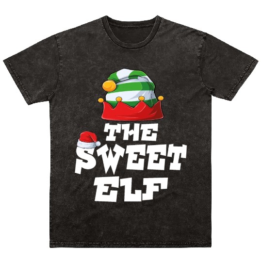 Gamer Elf Family Matching Christmas Group Pajama Mineral Wash T Shirts