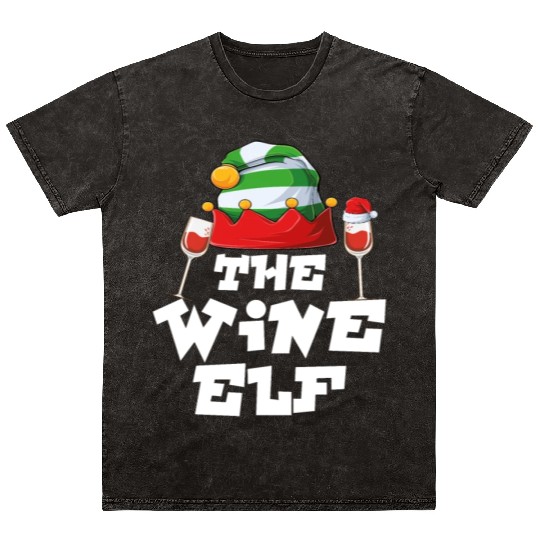 Gamer Elf Family Matching Christmas Group Pajama Mineral Wash T Shirts