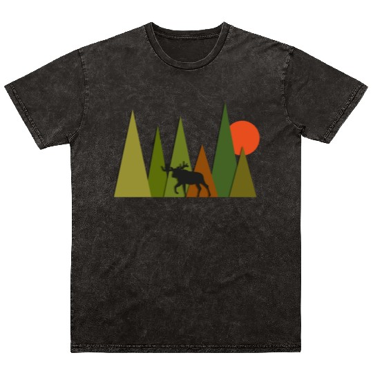 Elk Wood Mineral Wash T Shirts