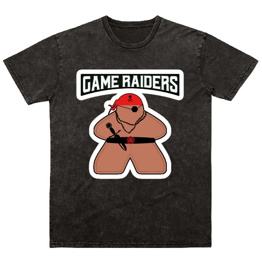 Game Raiders Mineral Wash T Shirts
