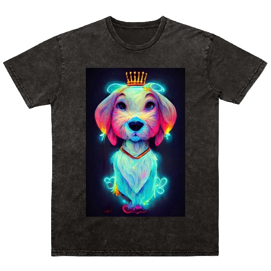 Angel Dog 024 Mineral Wash T Shirts