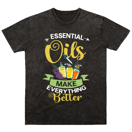 Essential Oil Diffuser Peppermint Aromatherapy Mineral Wash T Shirts