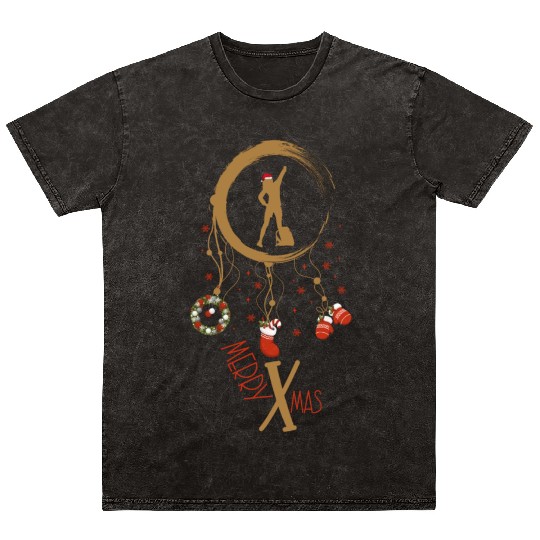 Winter dreamcatcher Christmas Hiking Mineral Wash T Shirts