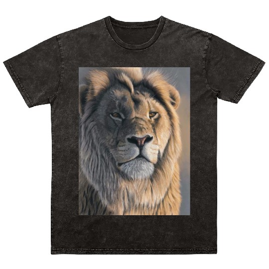 Lion King Of The Forest Mineral Wash T Shirts