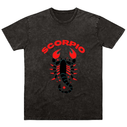 Scorpio beautiful design Mineral Wash T Shirts