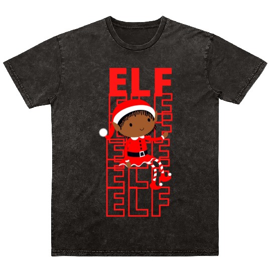 Elf Love Red Mineral Wash T Shirts