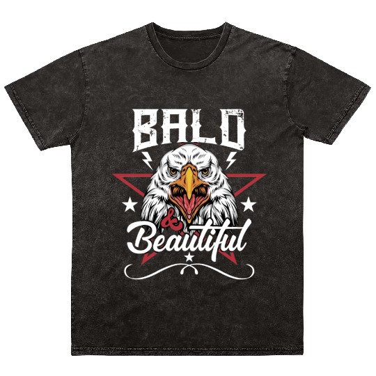 Bald and Beautiful Mineral Wash T Shirts