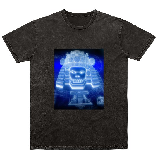 Maya Blueprints Inca Mask Drawing Ancient Mineral Wash T Shirts