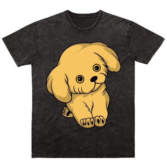 Cute Puppy Funny Dog Pet Lover Gift Ideas Mineral Wash T Shirts
