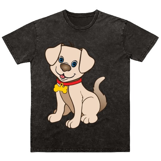 Retriever Cute Puppy Dog Owner Pet Lover Gift Idea Mineral Wash T Shirts