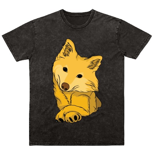 Shiba Inu Cute Puppy Dog Owners Pet Lover Gifs Mineral Wash T Shirts