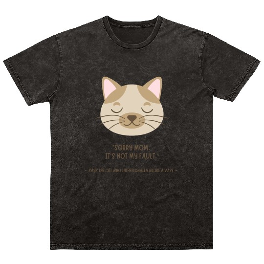 The perfect Cat Mom Mineral Wash T Shirts