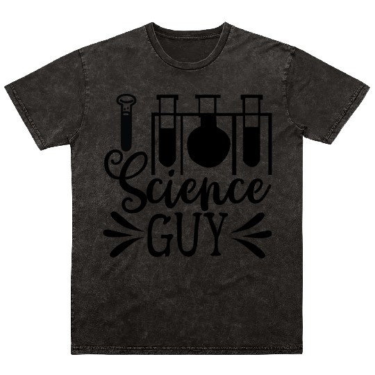 Science Guy Nerd Geek Teacher Student Gift Ideas Mineral Wash T Shirts