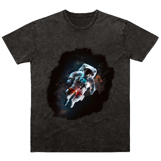 Astronaut Cosmonaut Sci-Fi character Mineral Wash T Shirts