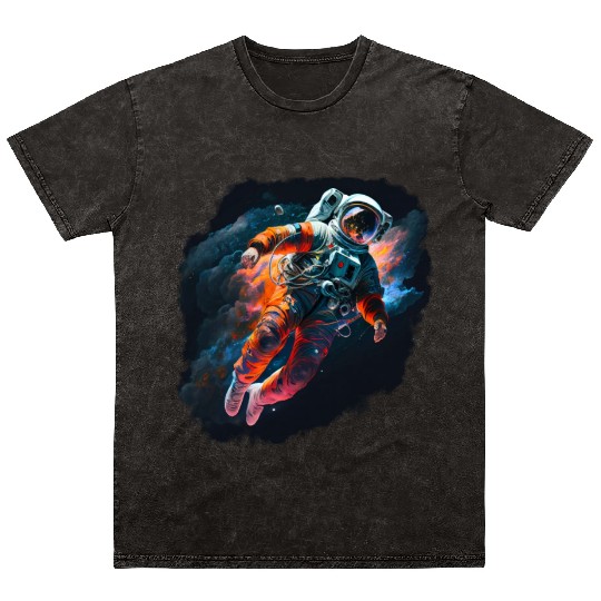 Astronaut Cosmonaut Sci-Fi character Mineral Wash T Shirts